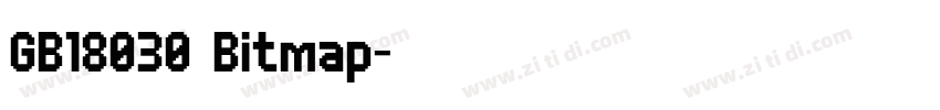 GB18030 Bitmap字体转换